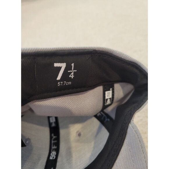 EUC New Era 59 fifty Grey Hat Cap Size 7 1/4 Horned Frogs Embroidery TCU - Picture 4 of 7